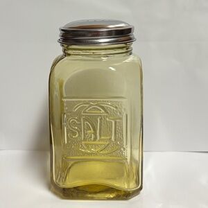 Vintage Glass Salt Shaker